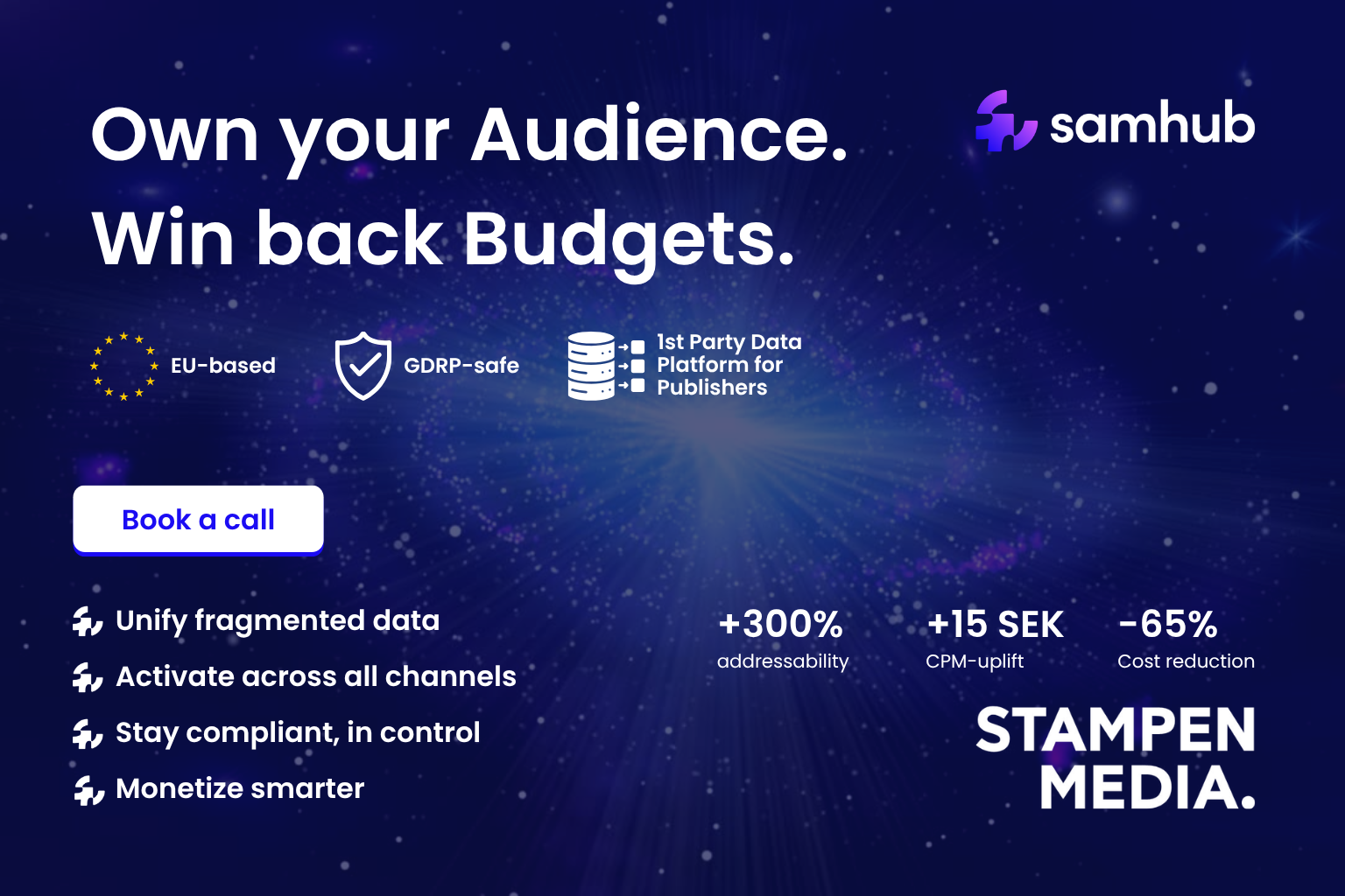 Samhub — First-party data platform for publishers