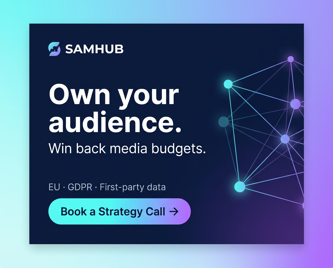 Samhub — Own your audience. Win back media budgets.